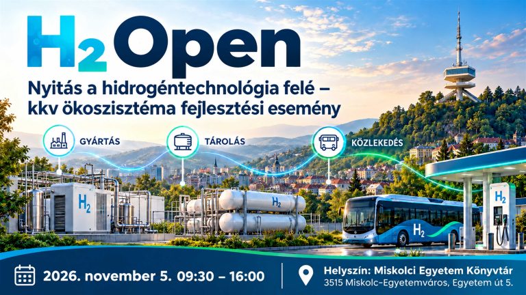 Ingyenes hidrogéntechnológiai szakmai nap a Miskolci vállalkozásoknak